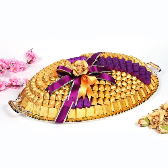 Oval Tray Chocolate Gift