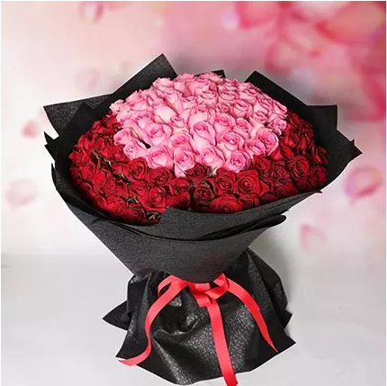 100 Red Roses Bouquet